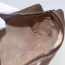 GUCCI GG Supreme Web Sherry Line Clutch Bag PVC Beige 27 004 998 Auth 160473-15