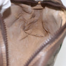 GUCCI GG Supreme Web Sherry Line Clutch Bag PVC Beige 27 004 998 Auth 160473-16