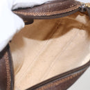 GUCCI GG Supreme Web Sherry Line Bag PVC Beige Gold 89 02 066 Auth 160474-11