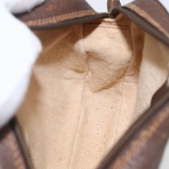 GUCCI GG Supreme Web Sherry Line Bag PVC Beige Gold 89 02 066 Auth 160474