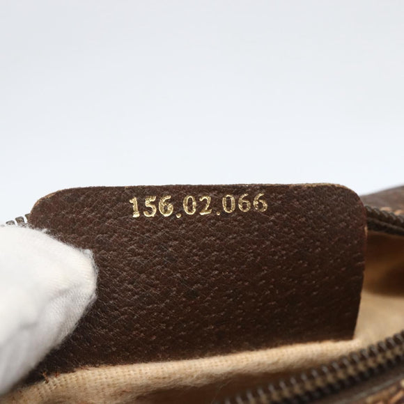 GUCCI GG Supreme Web Sherry Line Bag PVC Beige Gold 89 02 066 Auth 160474