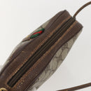 GUCCI GG Supreme Web Sherry Line Bag PVC Beige Gold 89 02 066 Auth 160474-6