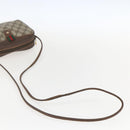 GUCCI GG Supreme Web Sherry Line Bag PVC Beige Gold 89 02 066 Auth 160474-7