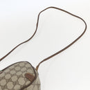 GUCCI GG Supreme Web Sherry Line Bag PVC Beige Gold 89 02 066 Auth 160474-8