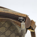 GUCCI GG Supreme Web Sherry Line Bag PVC Beige Gold 89 02 032 Auth 160476-9