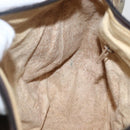 GUCCI GG Supreme Web Sherry Line Bag PVC Beige Gold 89 02 032 Auth 160476-20