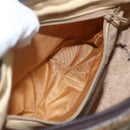 GUCCI GG Supreme Web Sherry Line Bag PVC Beige Gold 89 02 032 Auth 160476-21