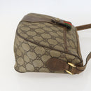 GUCCI GG Supreme Web Sherry Line Bag PVC Beige Gold 89 02 032 Auth 160476-4