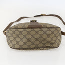 GUCCI GG Supreme Web Sherry Line Bag PVC Beige Gold 89 02 032 Auth 160476-5