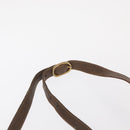 GUCCI GG Supreme Web Sherry Line Bag PVC Beige Gold 904 02 049 Auth 160477-8