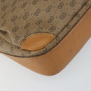 GUCCI Micro GG Supreme Shoulder Bag PVC Beige Gold 007 23 0017 Auth 160479-14