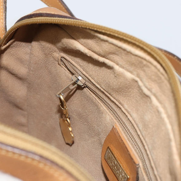 GUCCI Micro GG Supreme Shoulder Bag PVC Beige Gold 007 23 0017 Auth 160479