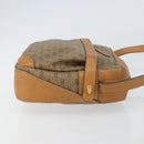 GUCCI Micro GG Supreme Shoulder Bag PVC Beige Gold 007 23 0017 Auth 160479-3