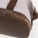 GUCCI GG Canvas Hand Bag Purple Gold 92734 Auth 160481-12