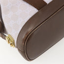 GUCCI GG Canvas Hand Bag Purple Gold 92734 Auth 160481-13