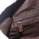 GUCCI GG Canvas Hand Bag Purple Gold 92734 Auth 160481-17