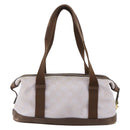 GUCCI GG Canvas Hand Bag Purple Gold 92734 Auth 160481-2