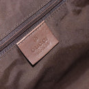 GUCCI GG Canvas Hand Bag Purple Gold 92734 Auth 160481-22