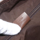 GUCCI GG Canvas Hand Bag Purple Gold 92734 Auth 160481-23