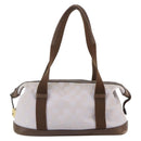 GUCCI GG Canvas Hand Bag Purple Gold 92734 Auth 160481-3