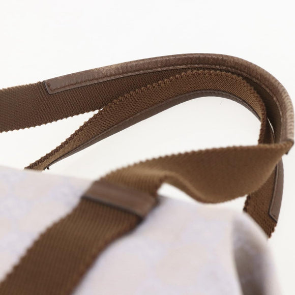 GUCCI GG Canvas Hand Bag Purple Gold 92734 Auth 160481