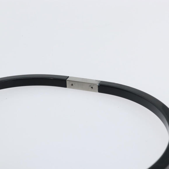 GUCCI GG Canvas Shoulder Bag Black Silver Auth 160483