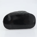 GUCCI GG Canvas Shoulder Bag Black Silver Auth 160483-5