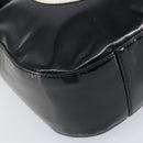 GUCCI Schoudertas Emaille Zwart Auth 160485-15