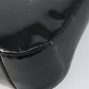GUCCI Schoudertas Emaille Zwart Auth 160485-16