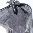 GUCCI Schoudertas Emaille Zwart Auth 160485-19