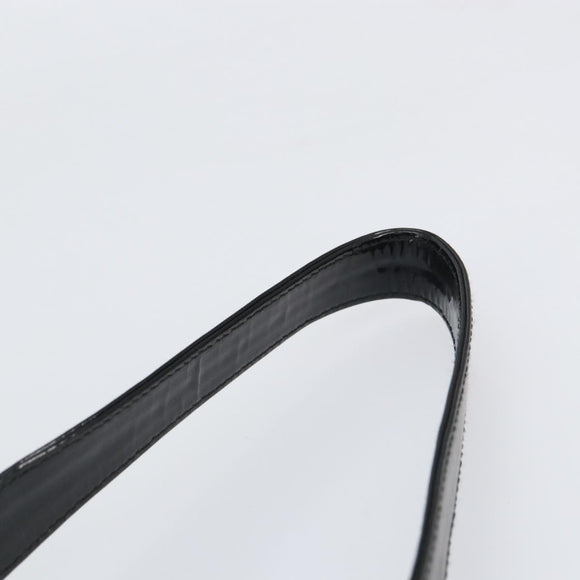 GUCCI Schoudertas Emaille Zwart Auth 160485