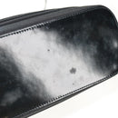 GUCCI Bamboo Hand Bag Nylon 2way Black Silver 000 1705 0588 Auth 160486-6