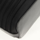 GUCCI Bamboo Hand Bag Nylon 2way Black Silver 000 1705 0588 Auth 160486-16