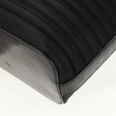 GUCCI Bamboo Hand Bag Nylon 2way Black Silver 000 1705 0588 Auth 160486-17