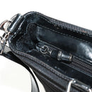 GUCCI Bamboo Hand Bag Nylon 2way Black Silver 000 1705 0588 Auth 160486-20