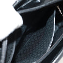 GUCCI Bamboo Hand Bag Nylon 2way Black Silver 000 1705 0588 Auth 160486-25