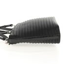 GUCCI Bamboo Hand Bag Nylon 2way Black Silver 000 1705 0588 Auth 160486-3