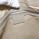GUCCI GG Canvas Web Sherry Line Shoulder Bag Beige Gold 257065 Auth 160488-19