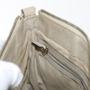 GUCCI GG Canvas Web Sherry Line Shoulder Bag Beige Gold 257065 Auth 160488-22