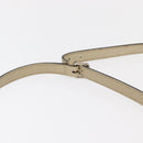 GUCCI GG Canvas Web Sherry Line Shoulder Bag Beige Gold 257065 Auth 160488-14