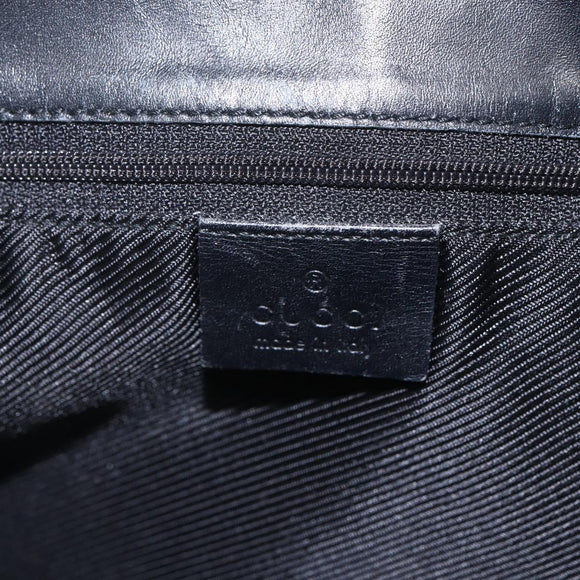 GUCCI GG Canvas Tote Bag Navy Gold 002 1099 Auth 160490