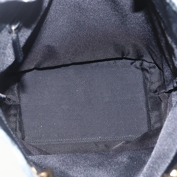 GUCCI GG Canvas Tote Bag Navy Gold 002 1099 Auth 160490