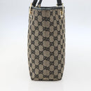 GUCCI GG Canvas Tote Bag Navy Gold 002 1099 Auth 160490-3