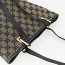 GUCCI GG Canvas Tote Bag Navy Gold 002 1099 Auth 160490-6