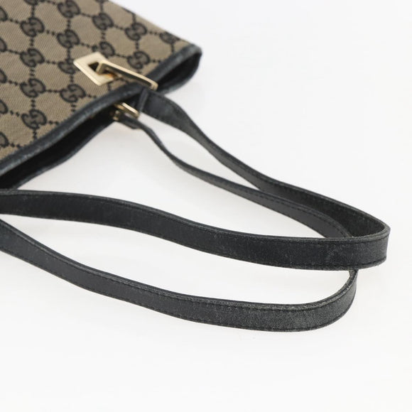 GUCCI GG Canvas Tote Bag Navy Gold 002 1099 Auth 160490