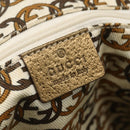 GUCCI GG Canvas Tote Bag Beige Gold 177052 Auth 160493-17