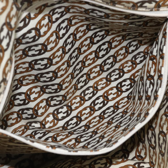 GUCCI GG Canvas Tote Bag Beige Gold 177052 Auth 160493