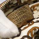 GUCCI GG Canvas Tote Bag Beige Gold 177052 Auth 160493-23