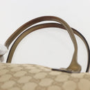 GUCCI GG Canvas Tote Bag Beige Gold 177052 Auth 160493-9