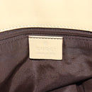 GUCCI GG Canvas Tote Bag Beige Silver 31244 Auth 160494-17